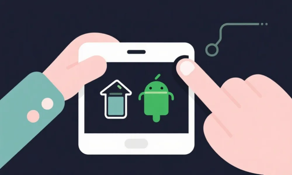 安卓安装示意图